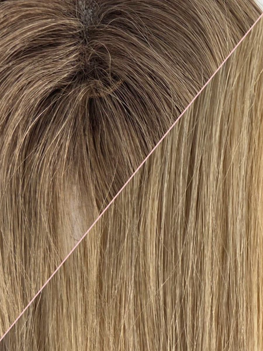 Beach Blonde · light brown root shade